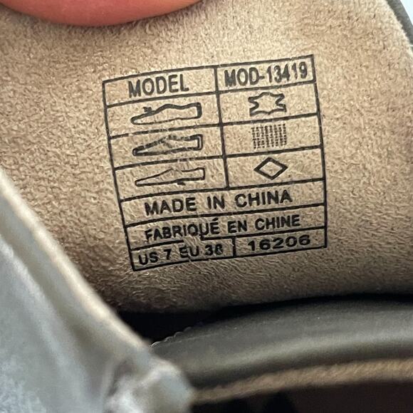 Taos Bootie Womens 7 Gray Leather Ankle Zipper Round Toe MOD-13419 - Picture 8 of 14